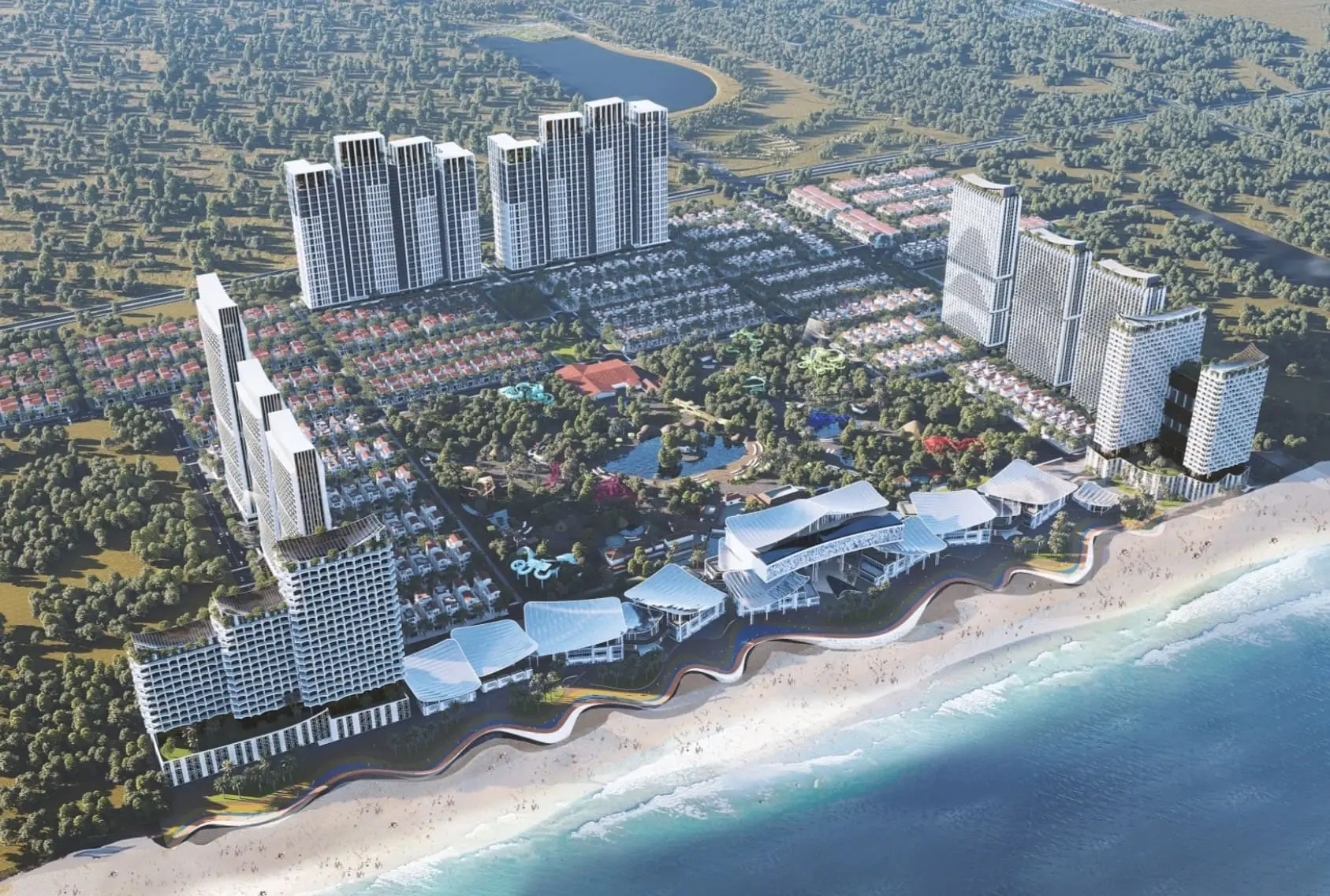 Dự án Blanca City – biểu tượng mới của Vũng Tàu với quy mô 96 ha, mang đậm phong cách hiện đại và văn hóa bản địa.